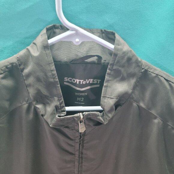 Scottevest Women's Travel Vest Size M2 (3XL) Polyester Black - Picture 2 of 7